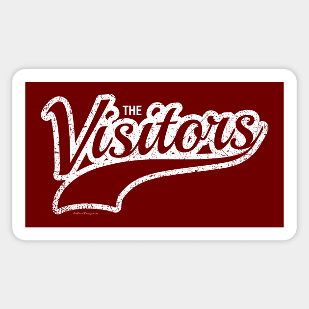 The Visitors Sticker by eBrushDesign